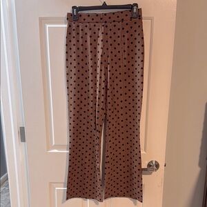 Brown Polka Dot Trousers
